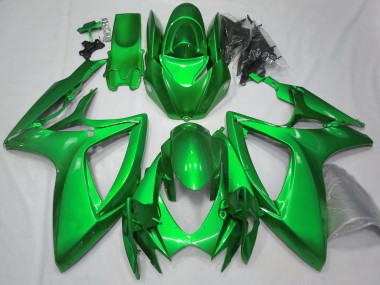 06-07 Verde Brillo Liso GSXR 600-750 Carenados Moto