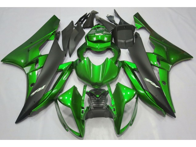 06-07 Verde Metalizado & Negro R6 Carenados Moto 06-07 Verde Metalizado & Negro R6 Carenados Moto