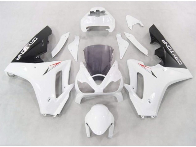 06-08 Blanco Con Bajos Negros Daytona 675 Carenados Moto 06-08 Blanco Con Bajos Negros Daytona 675 Carenados Moto