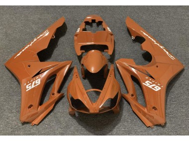 06-08 Naranja Brillante Daytona 675 Carenados Moto