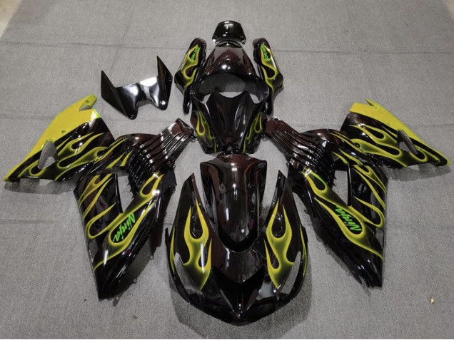 06-11 Amarillo Llama ZX14R Carenados Moto