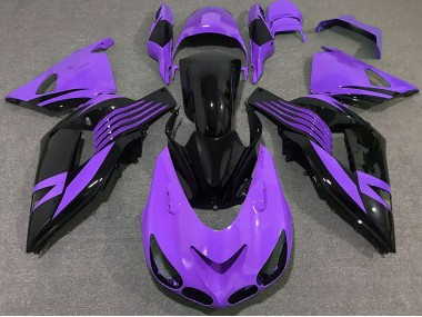 06-11 Púrpura Brillante ZX14R Carenados Moto