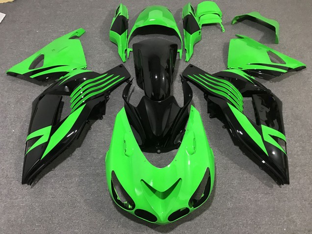 06-11 Verde Brillante ZX14R Carenados Moto 06-11 Verde Brillante ZX14R Carenados Moto