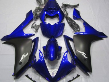 07-08 Azul Brillante & Negro R1 Carenados Moto