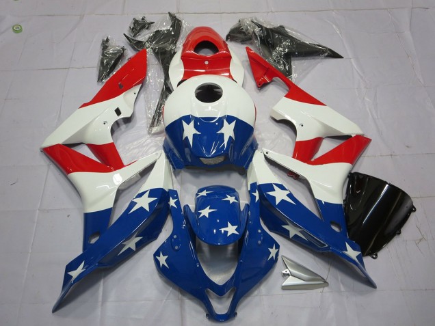 07-08 Bandera Estadounidense CBR600RR Carenados Moto