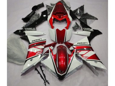 07-08 Blanco Brillante & Rojo R1 Carenados Moto