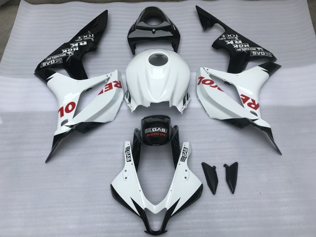 07-08 Blanco Brillo & Rojo Repsol CBR600RR Carenados Moto 07-08 Blanco Brillo & Rojo Repsol CBR600RR Carenados Moto