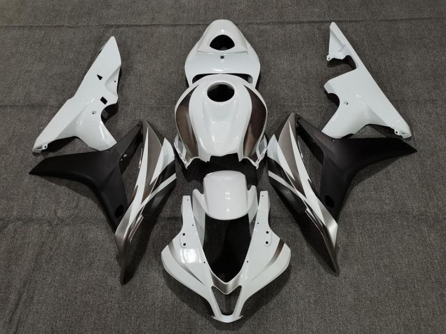07-08 Blanco Grafito & Negro CBR600RR Carenados Moto 07-08 Blanco Grafito & Negro CBR600RR Carenados Moto