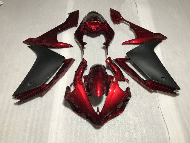 07-08 Color Rojo Oscuro R1 Carenados Moto
