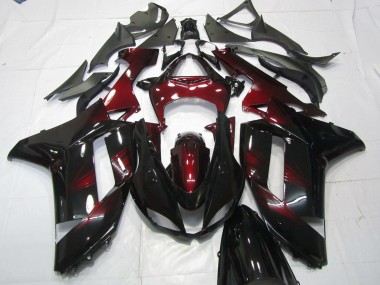 07-08 Color Rojo Oscuro ZX6R Carenados Moto