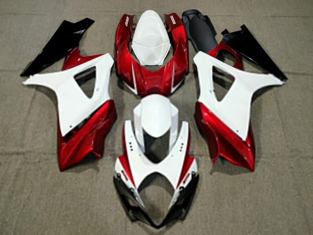 07-08 Diseño Personalizado Rojo GSXR 1000 Carenados Moto 07-08 Diseño Personalizado Rojo GSXR 1000 Carenados Moto