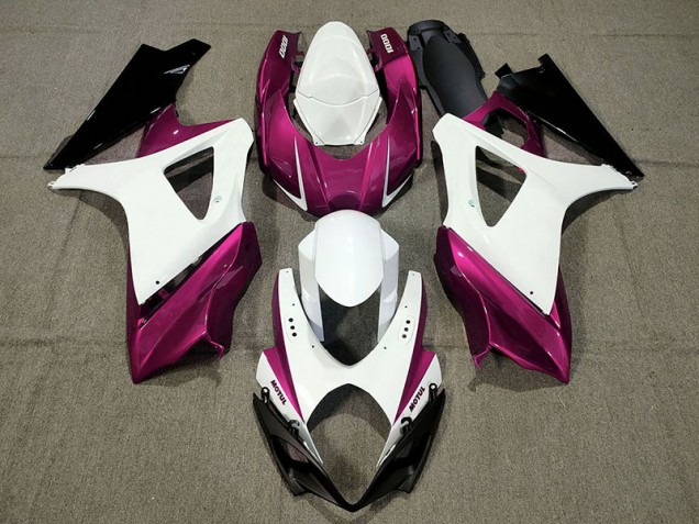 07-08 Diseño Personalizado Rosa GSXR 1000 Carenados Moto 07-08 Diseño Personalizado Rosa GSXR 1000 Carenados Moto