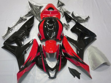 07-08 Diseño Rojo & Negro OEM CBR600RR Carenados Moto