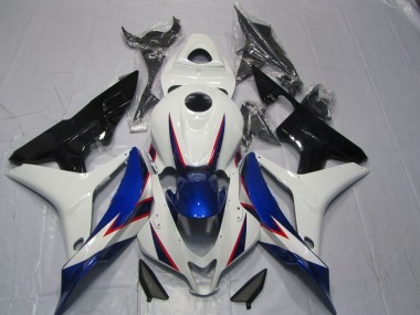 07-08 Estilo Azul Blanco OEM CBR600RR Carenados Moto
