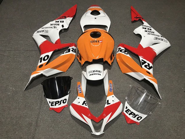 07-08 Estilo Blanco Repsol CBR600RR Carenados Moto 07-08 Estilo Blanco Repsol CBR600RR Carenados Moto