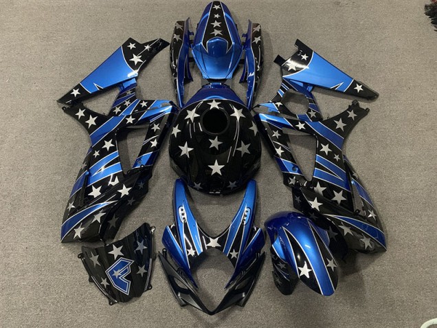 07-08 Estilo De Estrella Perla Personalizado GSXR 1000 Carenados Moto