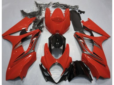 07-08 Estilo Rojo OEM GSXR 1000 Carenados Moto