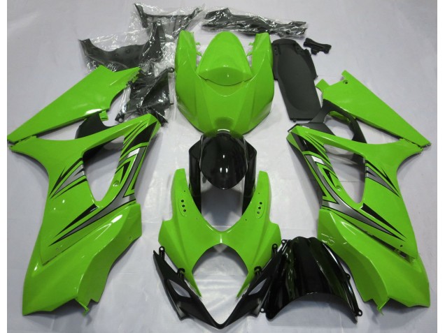 07-08 Estilo Verde OEM GSXR 1000 Carenados Moto 07-08 Estilo Verde OEM GSXR 1000 Carenados Moto