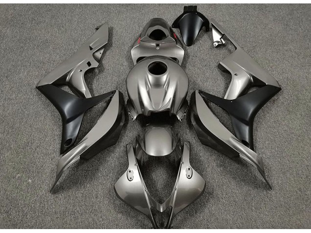 07-08 Gris Brillante & Negro CBR600RR Carenados Moto 07-08 Gris Brillante & Negro CBR600RR Carenados Moto