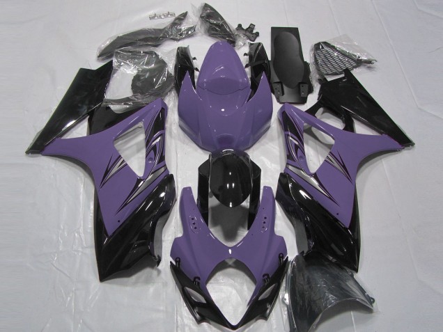 07-08 Morado Oscuro & Negro GSXR 1000 Carenados Moto 07-08 Morado Oscuro & Negro GSXR 1000 Carenados Moto