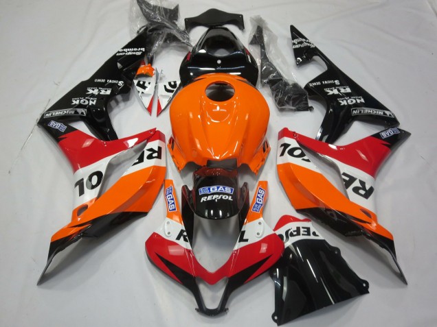 07-08 Naranja Claro Repsol CBR600RR Carenados Moto 07-08 Naranja Claro Repsol CBR600RR Carenados Moto