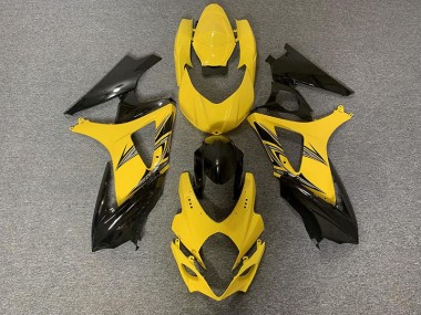 07-08 Negro & Amarillo GSXR 1000 Carenados Moto
