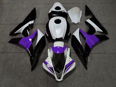 07-08 Negro Blanco & Púrpura CBR600RR Carenados Moto