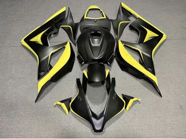 07-08 Negro Mate & Amarillo CBR600RR Carenados Moto
