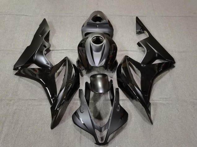 07-08 Negro Mate & Brillante CBR600RR Carenados Moto 07-08 Negro Mate & Brillante CBR600RR Carenados Moto