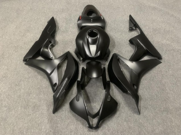07-08 Negro Mate CBR600RR Carenados Moto 07-08 Negro Mate CBR600RR Carenados Moto