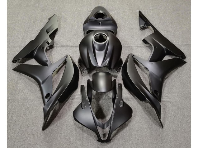 07-08 Negro Mate Liso CBR600RR Carenados Moto 07-08 Negro Mate Liso CBR600RR Carenados Moto