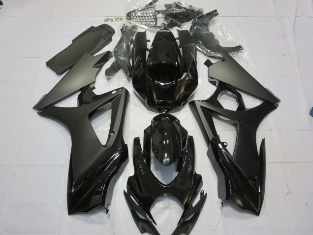 07-08 Negro Mate Negro Brillante GSXR 1000 Carenados Moto 07-08 Negro Mate Negro Brillante GSXR 1000 Carenados Moto