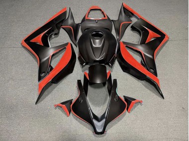 07-08 Negro Mate & Rojo CBR600RR Carenados Moto