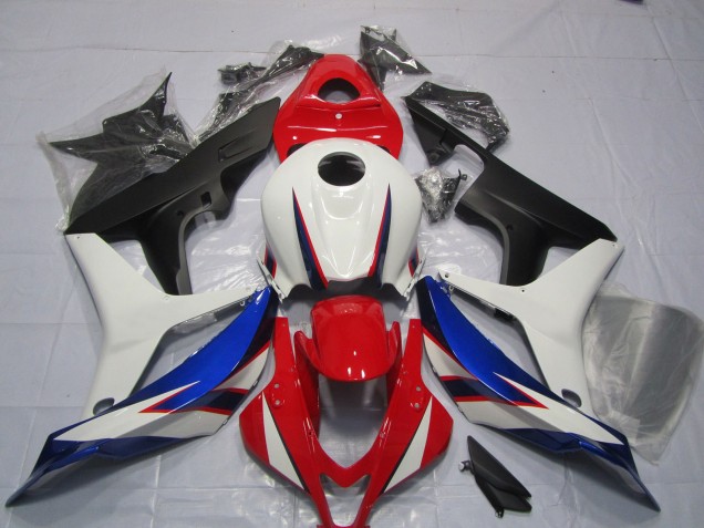 07-08 OEM Diseño De Estilo Blanco Rojo Azul CBR600RR Carenados Moto 07-08 OEM Diseño De Estilo Blanco Rojo Azul CBR600RR Carenados Moto