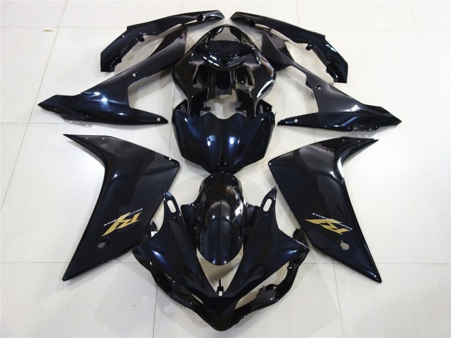07-08 Oro Negro Brillante R1 Carenados Moto 07-08 Oro Negro Brillante R1 Carenados Moto