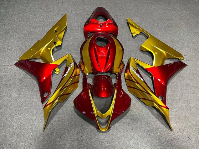 07-08 Oro Rojo CBR600RR Carenados Moto 07-08 Oro Rojo CBR600RR Carenados Moto