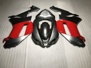 07-08 Plata Metalizada Con Rojo ZX6R Carenados Moto
