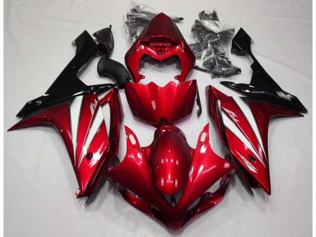 07-08 Rojo Blanco & Negro R1 Carenados Moto 07-08 Rojo Blanco & Negro R1 Carenados Moto