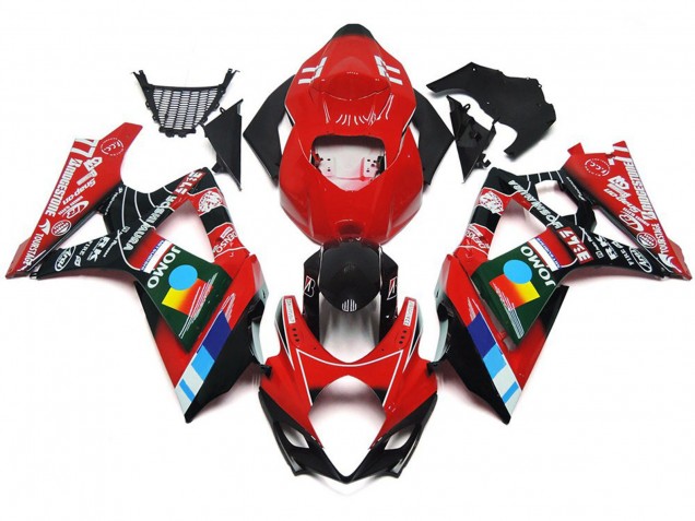 07-08 Rojo Brillante Multicolor GSXR 1000 Carenados Moto 07-08 Rojo Brillante Multicolor GSXR 1000 Carenados Moto