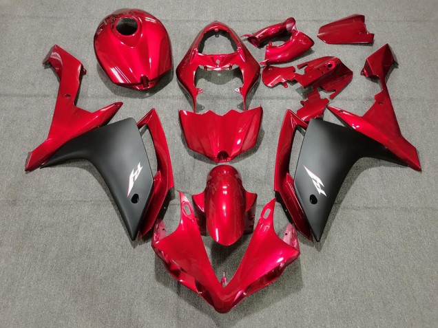 07-08 Rojo Caramelo & Negro R1 Carenados Moto 07-08 Rojo Caramelo & Negro R1 Carenados Moto