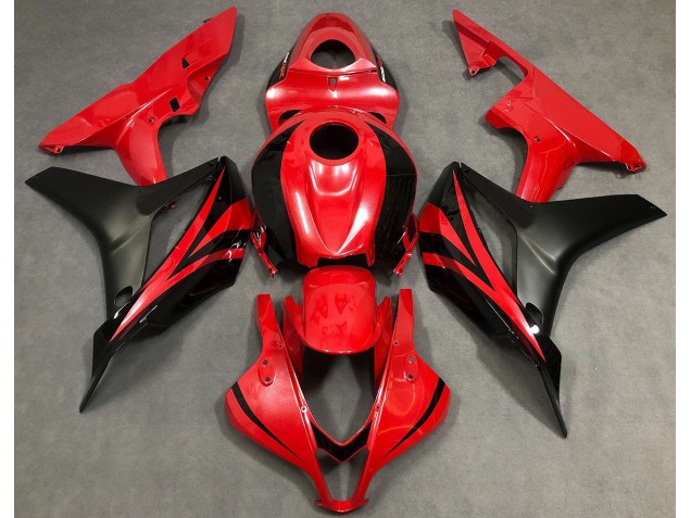 07-08 Rojo Perla & Negro CBR600RR Carenados Moto 07-08 Rojo Perla & Negro CBR600RR Carenados Moto
