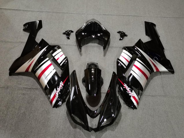 07-08 Rojo Plata & Negro ZX6R Carenados Moto 07-08 Rojo Plata & Negro ZX6R Carenados Moto