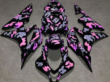 07-08 Rosa & Gris Camuflaje CBR600RR Carenados Moto
