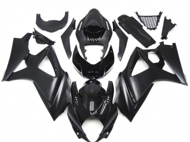 07-08 Slick Negro Mate Personalizado GSXR 1000 Carenados Moto