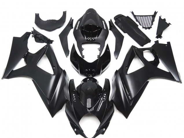 07-08 Slick Negro Mate Personalizado GSXR 1000 Carenados Moto 07-08 Slick Negro Mate Personalizado GSXR 1000 Carenados Moto