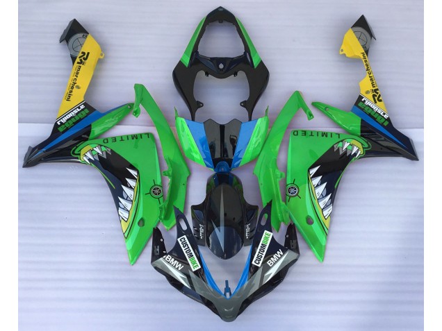 07-08 Tiburón Verde R1 Carenados Moto 07-08 Tiburón Verde R1 Carenados Moto
