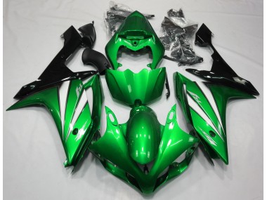 07-08 Verde Blanco & Negro R1 Carenados Moto