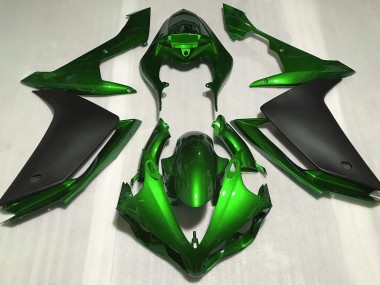 07-08 Verde Brillante & Negro R1 Carenados Moto