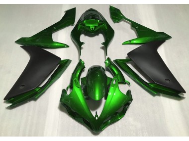 07-08 Verde Brillante & Negro R1 Carenados Moto