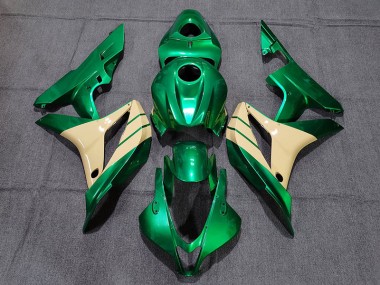 07-08 Verde Esmeralda & Tostado CBR600RR Carenados Moto